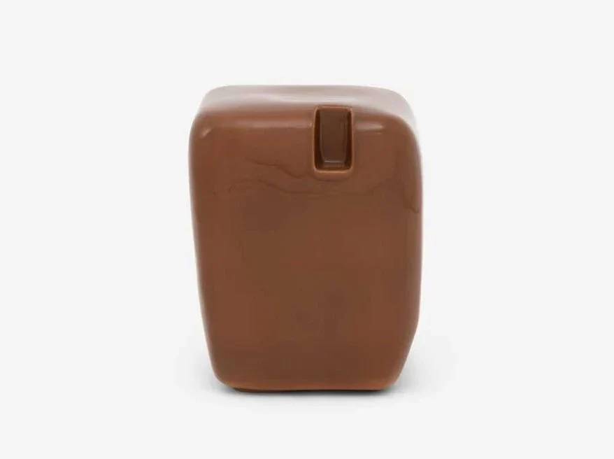 FAYE TOOGOOD COBBLE CERAMIC TALL SIDE TABLE / STOOL H18.1" x W14.6" x D14.6" - Image 5