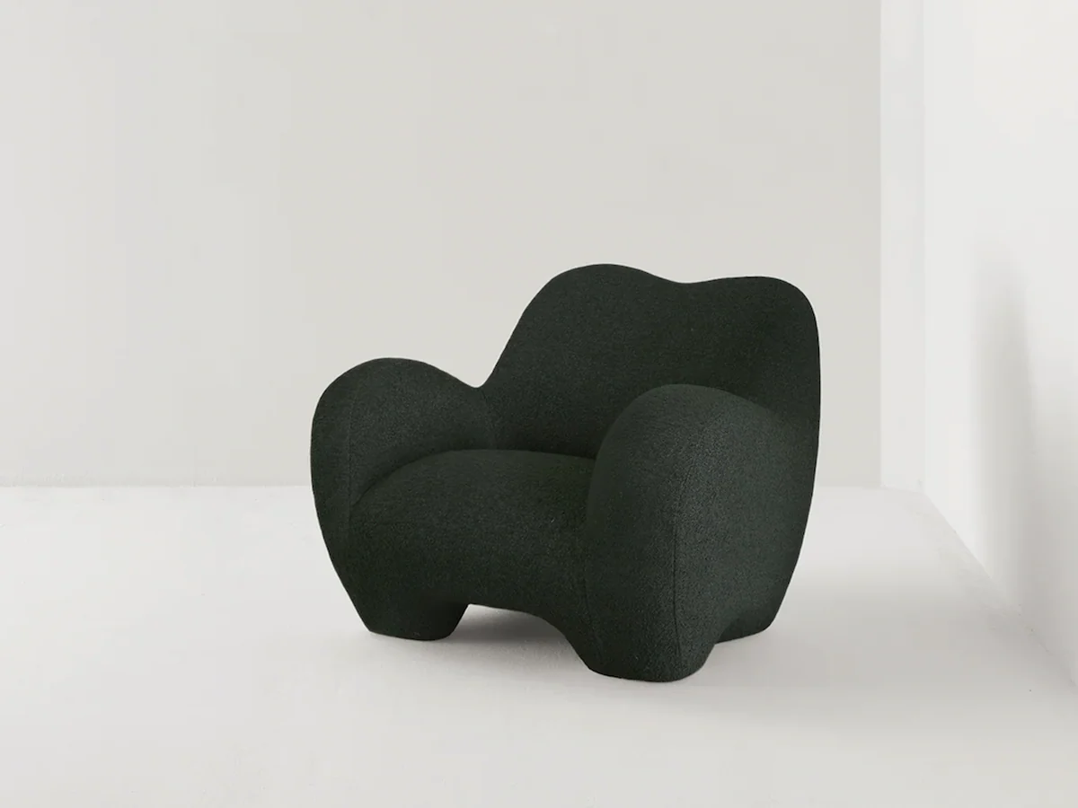FAYE TOOGOOD GUMMY ARMCHAIR / LOGAN H34.6" x W41.7" x D41.7" x SH17.3" - Image 2