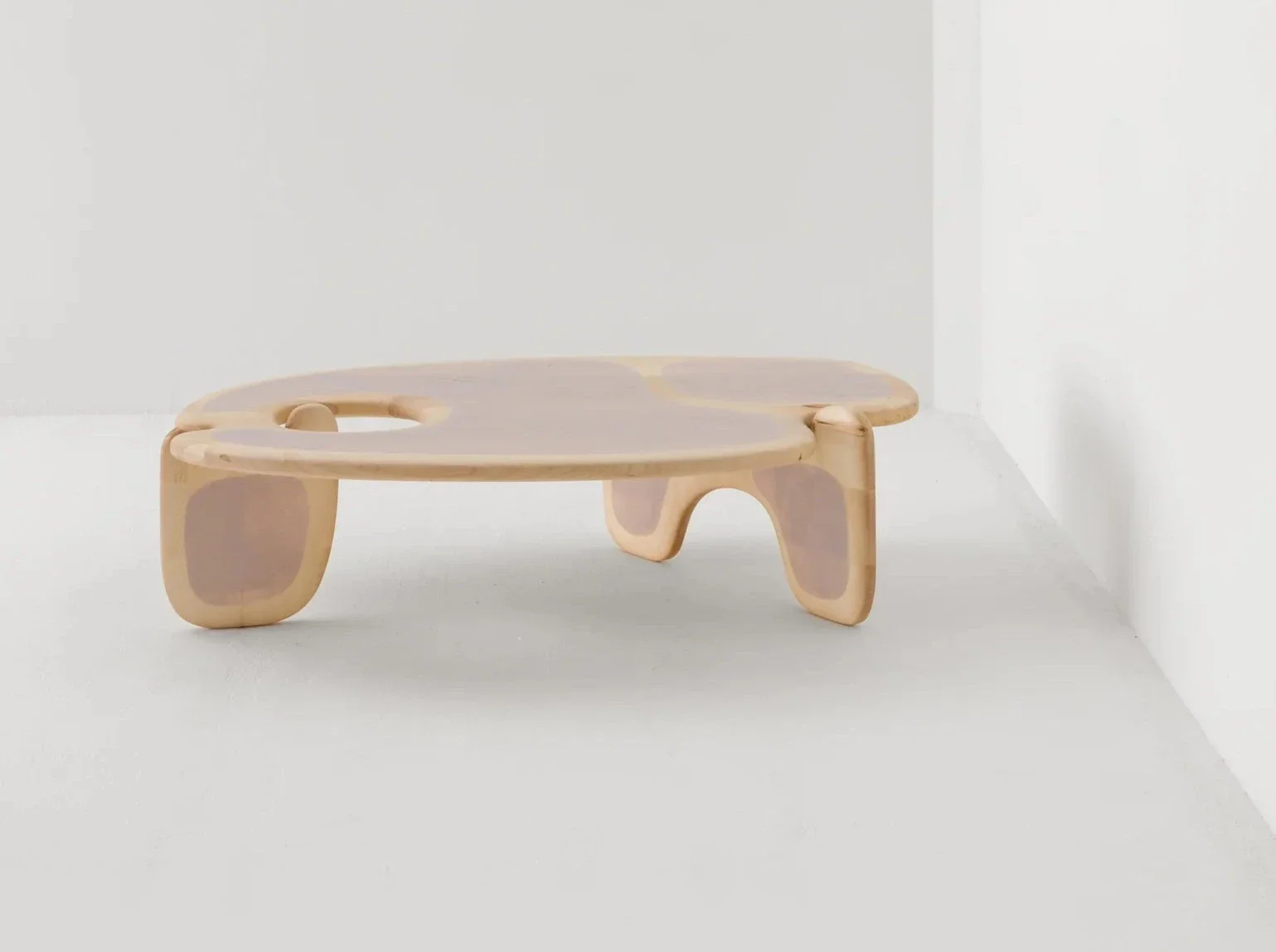 FAYE TOOGOOD PALETTE COFFEE TABLE / SOFT LILAC H15.4" x W59.1" x D39.4" - Image 2