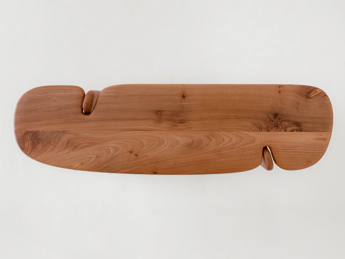 FAYE TOOGOOD PALETTE CONSOLE / LIMED OAK H35.4" x W63" x D18.1" - Image 4