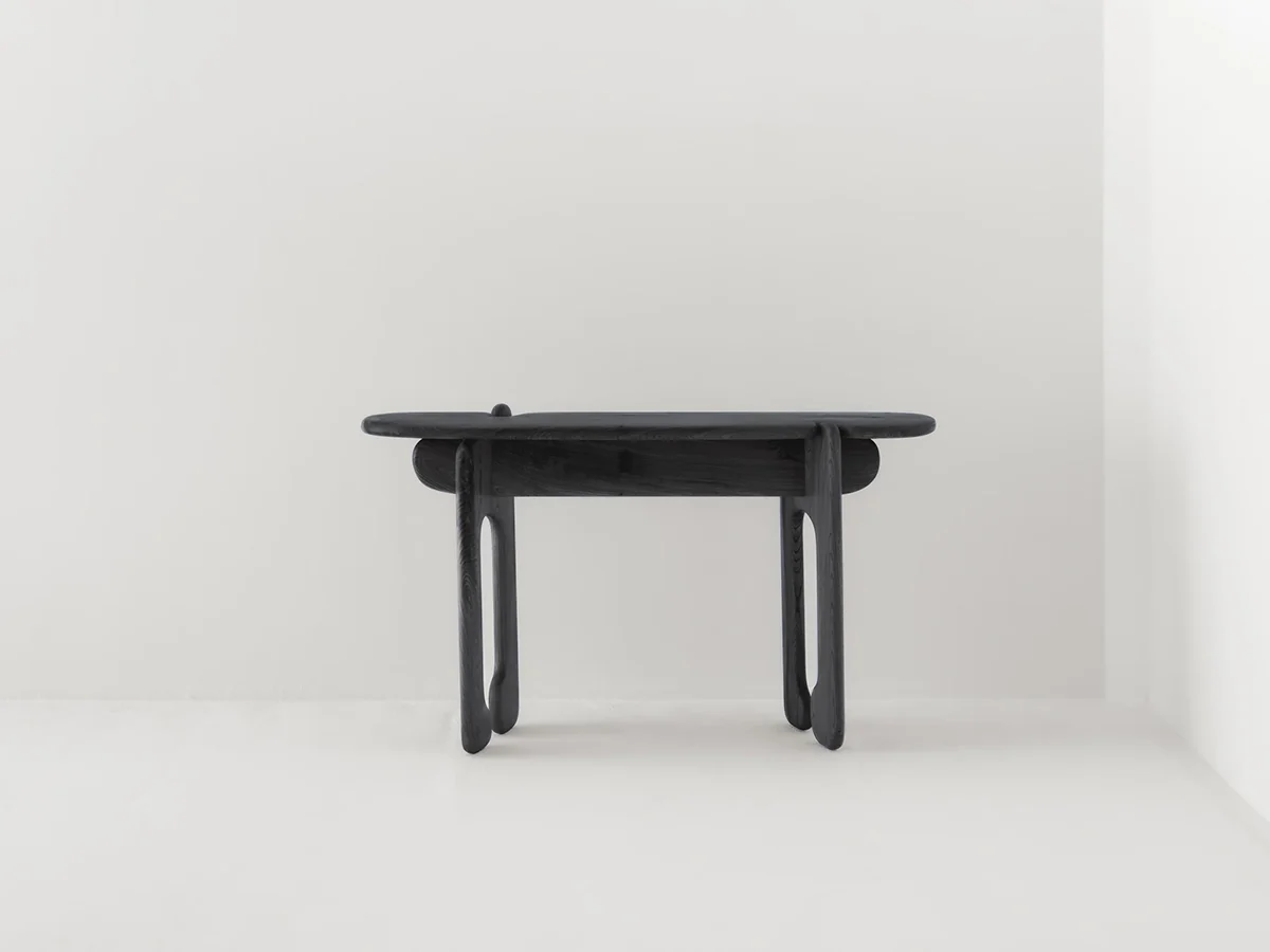FAYE TOOGOOD PALETTE CONSOLE / SCORCHED OAK H35.4" x W63" x D18.1" - Image 4