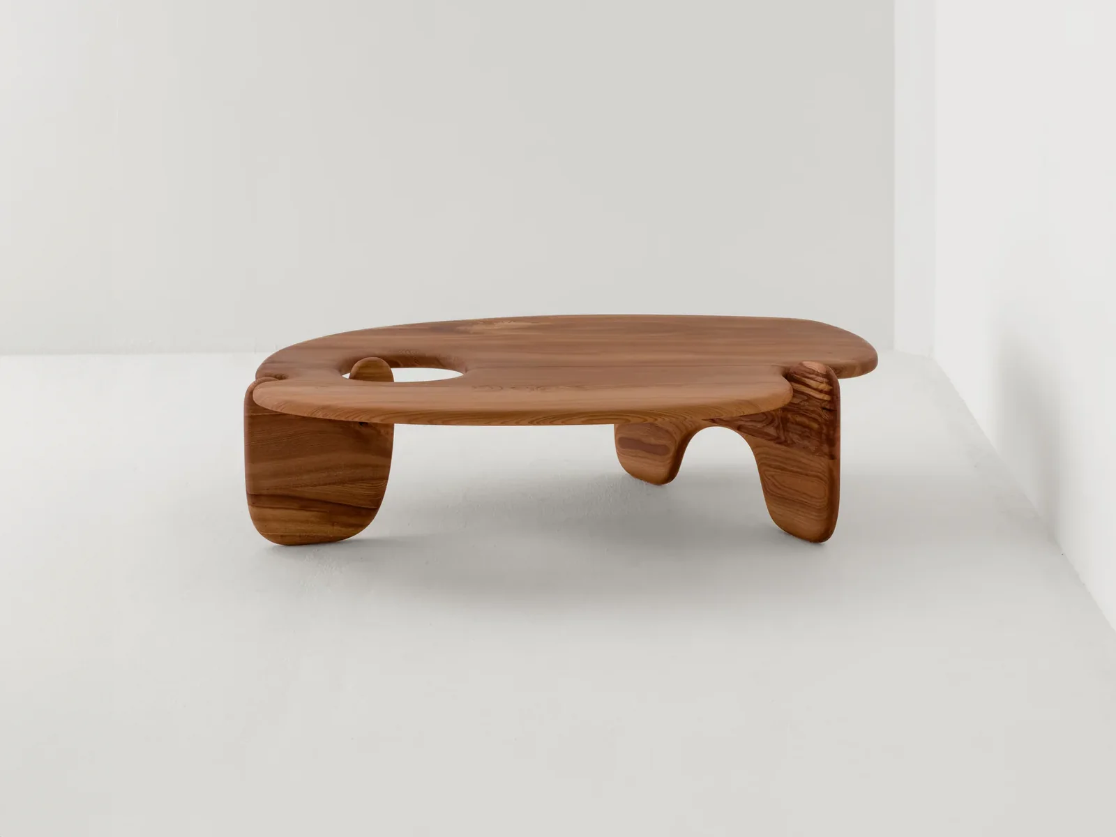 FAYE TOOGOOD PALETTE COFFEE TABLE / LIMED OAK H15.4" x W59.1" x D39.4" - Image 2
