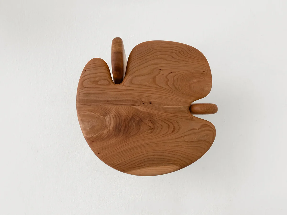 FAYE TOOGOOD PALETTE SIDE TABLE / LIMED OAK H19.3" x W20.5" x D20.1" - Image 4