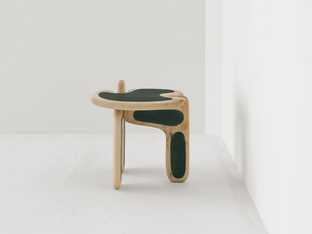 FAYE TOOGOOD PALETTE SIDE TABLE / SAPPHIRE H19.3" x W20.5" x D20.1" - Image 3