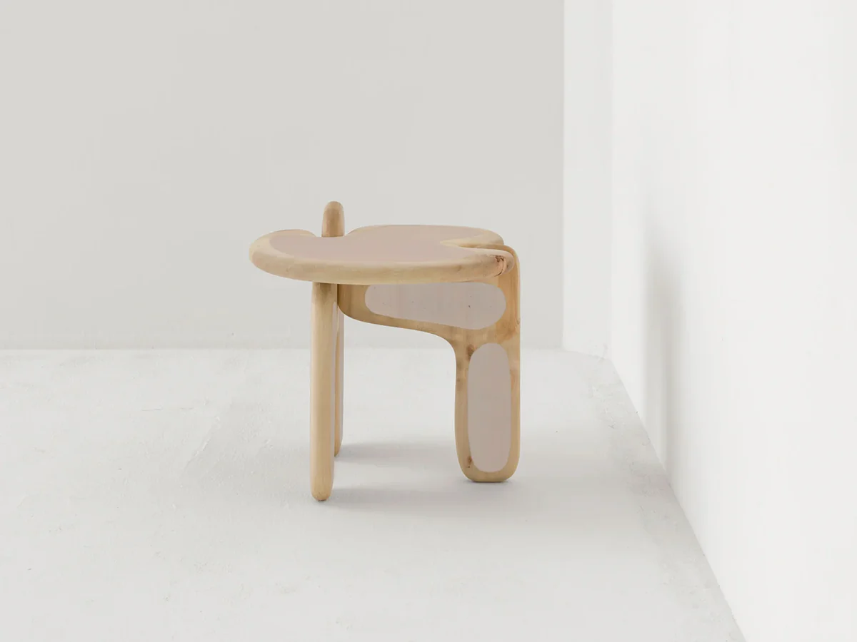 FAYE TOOGOOD PALETTE SIDE TABLE / SOFT LILAC H19.3" x W20.5" x D20.1" - Image 2