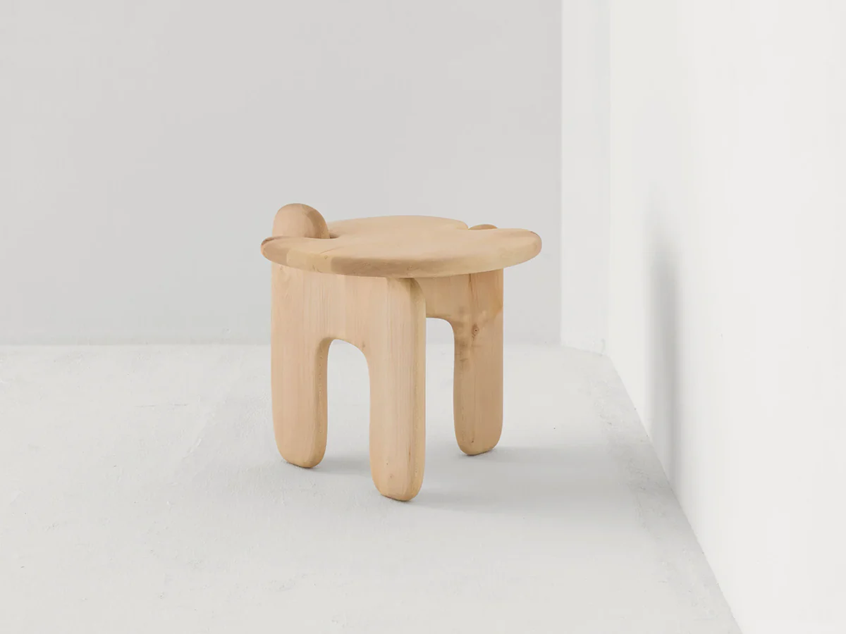 FAYE TOOGOOD PALETTE SIDE TABLE / SYCAMORE H19.3" x W20.5" x D20.1"