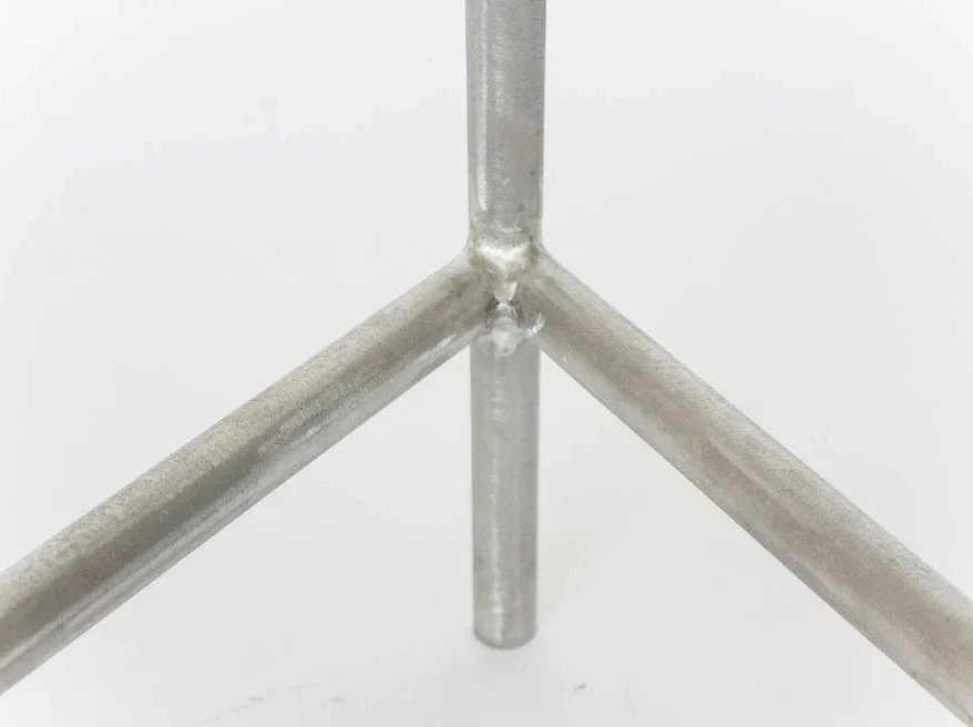 FAYE TOOGOOD SPADE BAR STOOL CAST ALUMINUM SH25” x Ø17.2" - Image 4