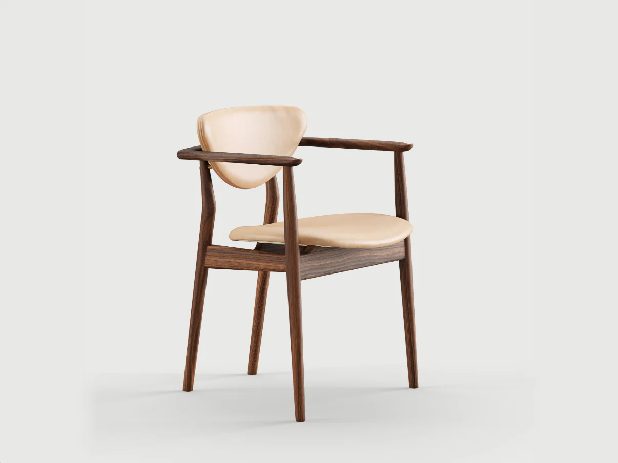 FINN JUHL 109 CHAIR W25" x D18" x H29.5" x SH17.7" - Image 2