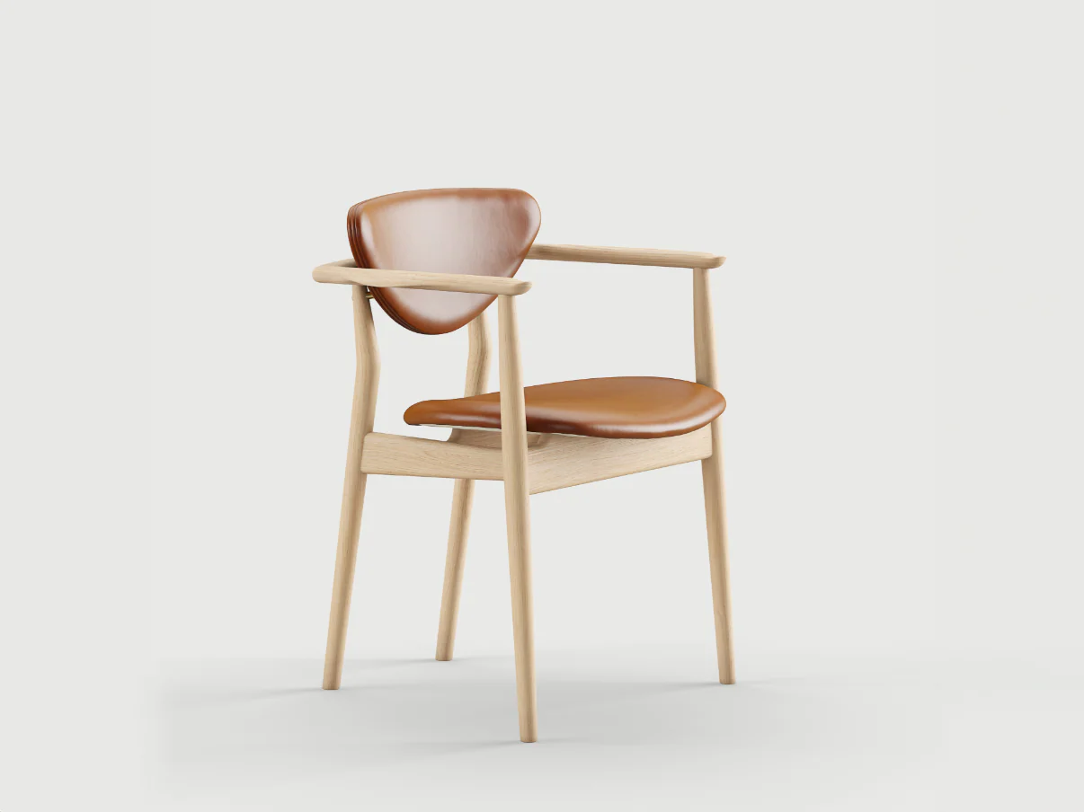 FINN JUHL 109 CHAIR W25" x D18" x H29.5" x SH17.7" - Image 3