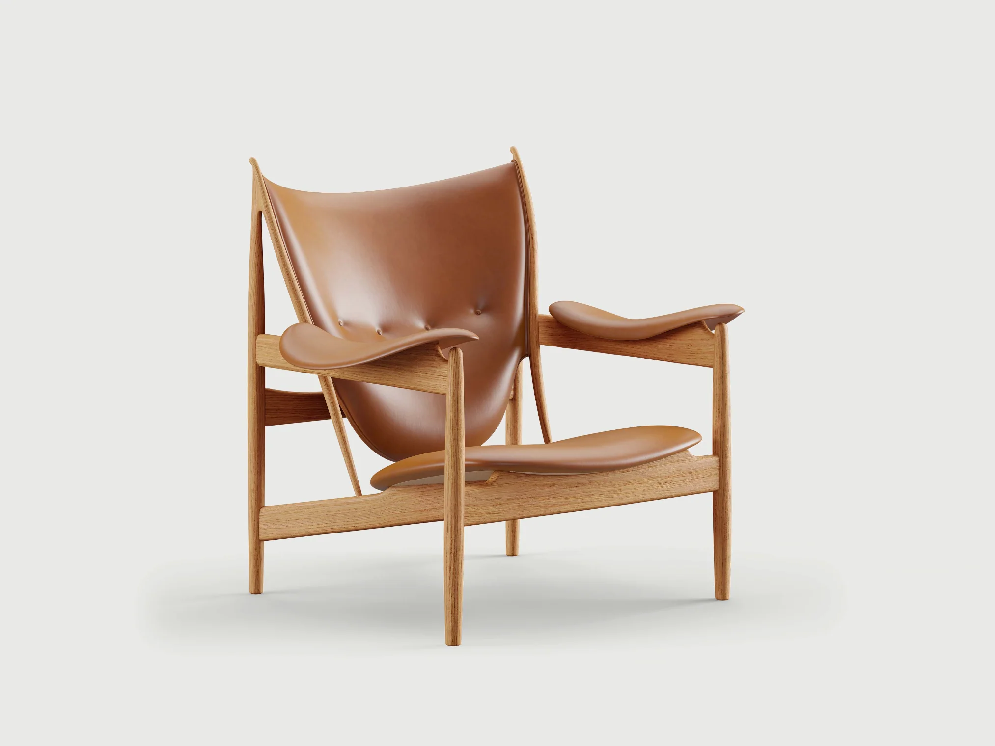 FINN JUHL THE CHIEFTAIN CHAIR W31" x D35" x H37" x SH14" - Image 2