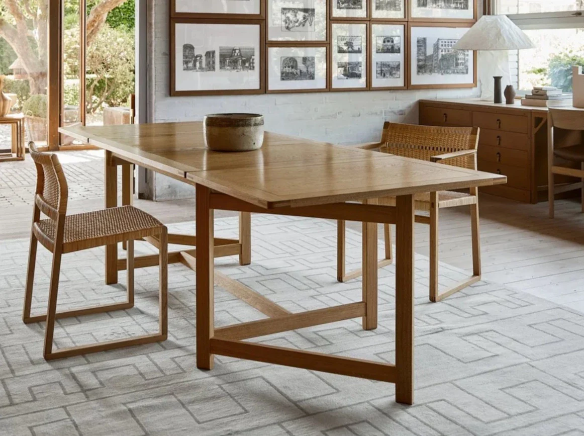 FREDERICIA BORGE MOGENSEN BM61 CHAIR / CANE W18.9" x D18.9" x H30.12" x SH18.11" - Image 4