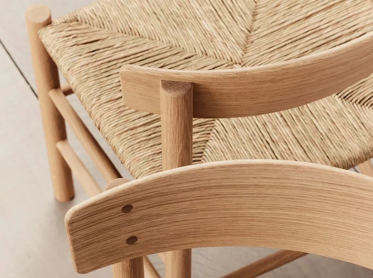 FREDERICIA BORGE MOGENSEN J39 DINING CHAIR  W19" x D17" x H31" x SH18" - Image 10