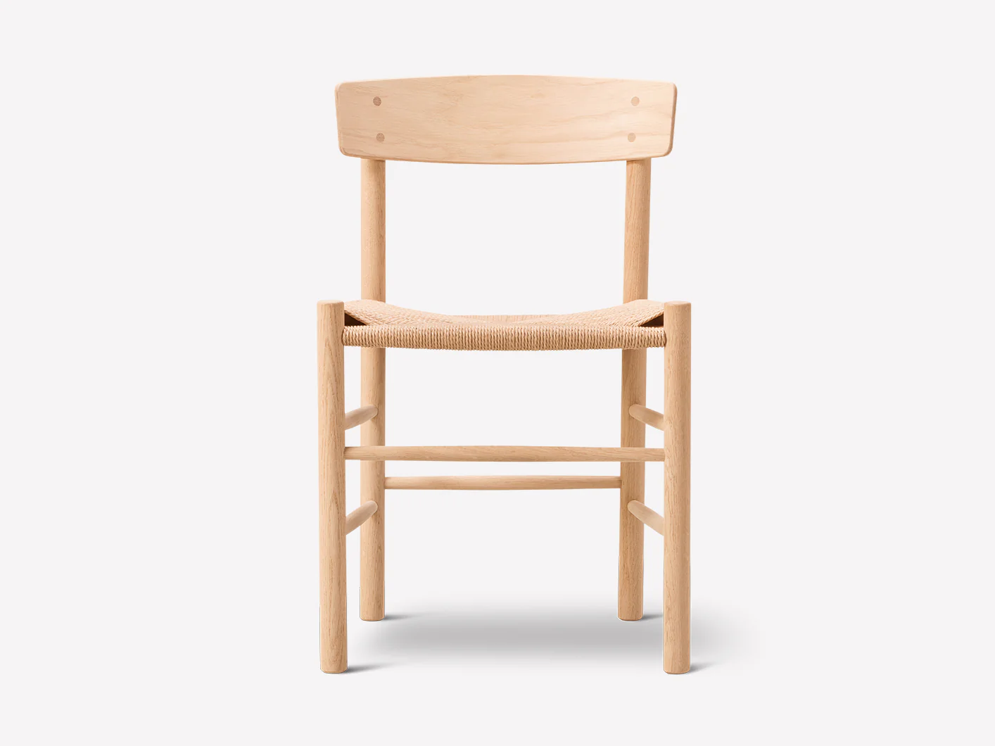 FREDERICIA BORGE MOGENSEN J39 DINING CHAIR  W19" x D17" x H31" x SH18" - Image 4