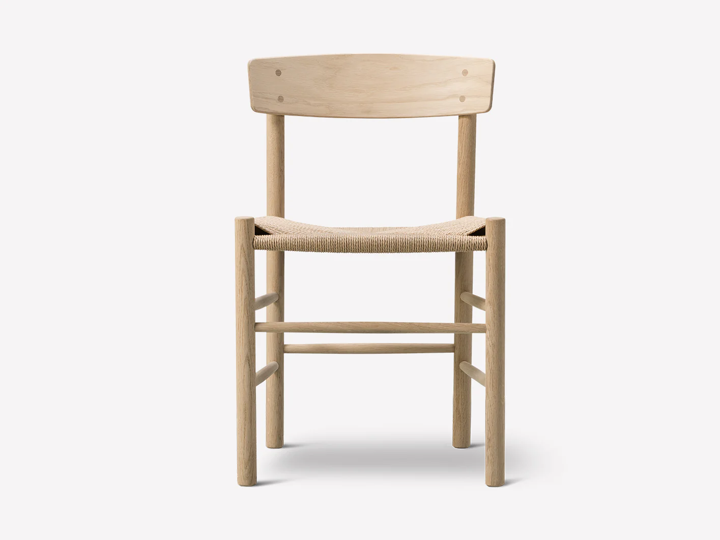FREDERICIA BORGE MOGENSEN J39 DINING CHAIR  W19" x D17" x H31" x SH18" - Image 5
