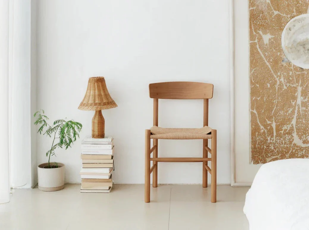 FREDERICIA BORGE MOGENSEN J39 DINING CHAIR  W19" x D17" x H31" x SH18" - Image 7