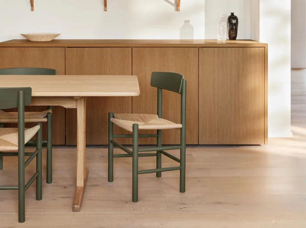 FREDERICIA BORGE MOGENSEN J39 DINING CHAIR  W19" x D17" x H31" x SH18" - Image 8