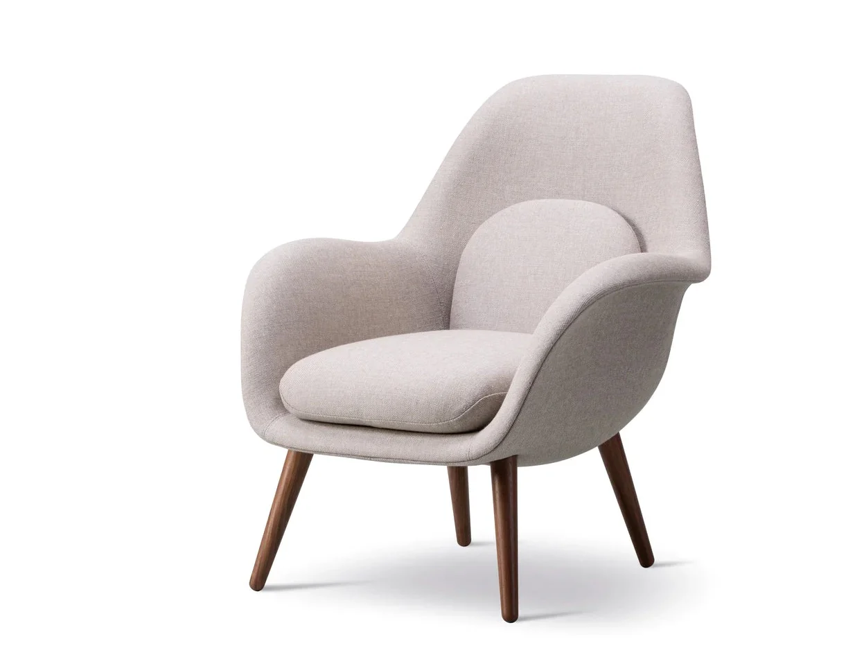 FREDERICIA SPACE COPENHAGEN PETITE SWOON CHAIR W29.92" x D30.71" x H33.46" - Image 3