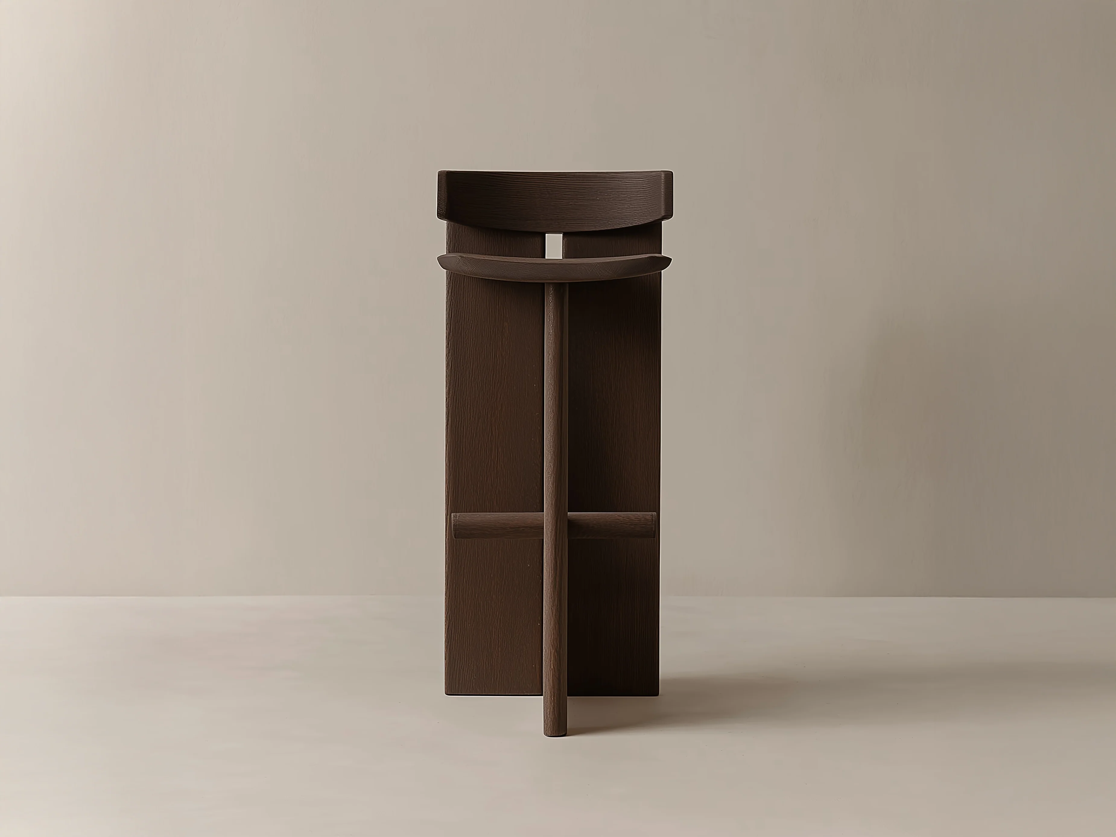 GALERIE NAINOA ANDO BARSTOOL 01 W16" x D15.75" x H37.5" x SH29.5"