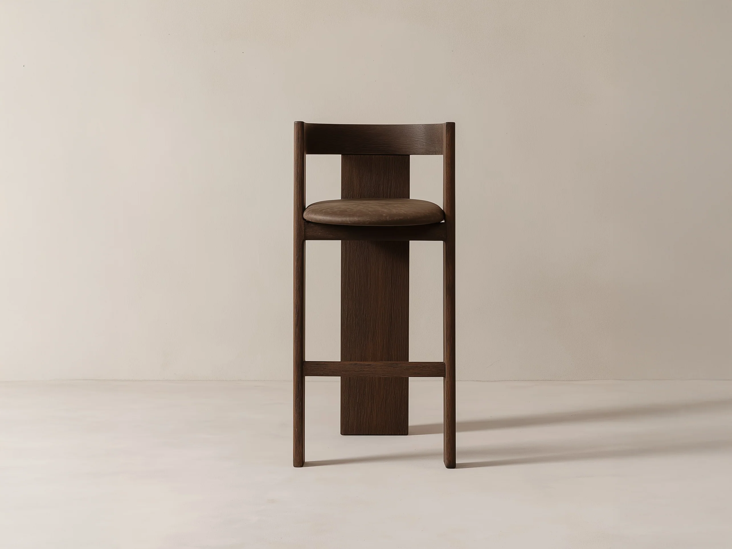 GALERIE NAINOA ANDO BARSTOOL 02 W22.25" x D22.25" x H37.5" x SH29.5"