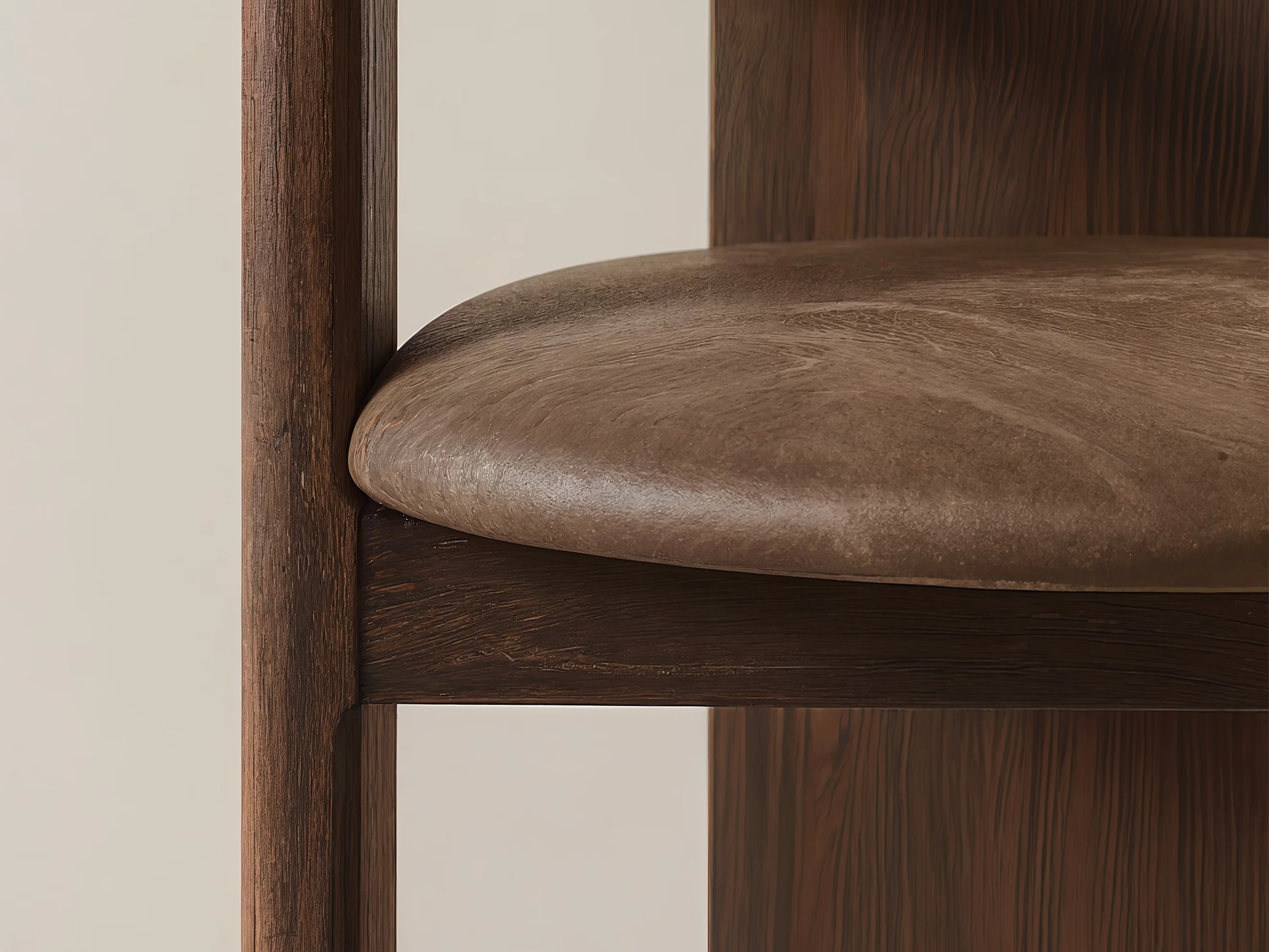GALERIE NAINOA ANDO BARSTOOL 02 W22.25" x D22.25" x H37.5" x SH29.5" - Image 3