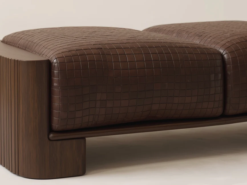 GALERIE NAINOA ARDEN BENCH 01 W72" x D22" x H17.75" - Image 2