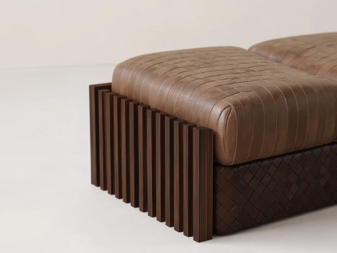 GALERIE NAINOA ARDEN BENCH 04 W79.5" x D24" x H17.75" - Image 3
