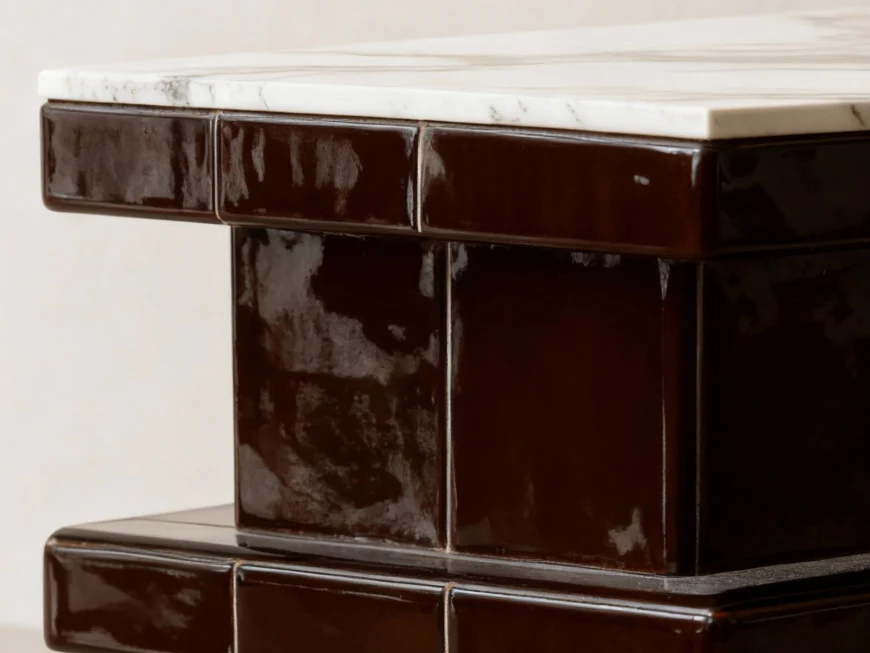 GALERIE NAINOA ARDEN COFFEE TABLE 01 W53.25" x D23.75" x H15" - Image 4