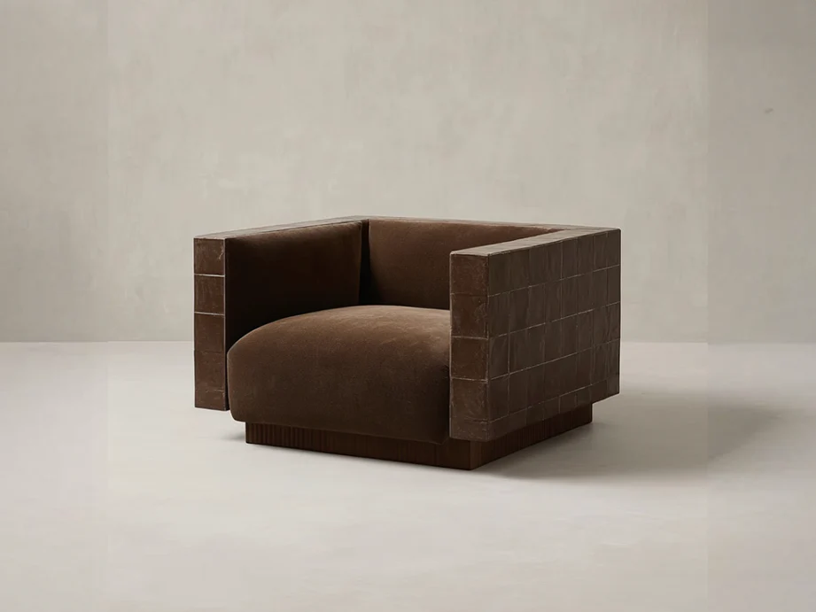 GALERIE NAINOA ARDEN LOUNGE CHAIR 01 W53.25" x D37.25" x H31.5" x SH17.25"