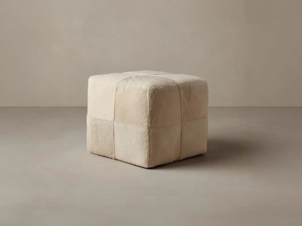 GALERIE NAINOA ARDEN POUF 03 W18.75" x D18.75" x H18.75"