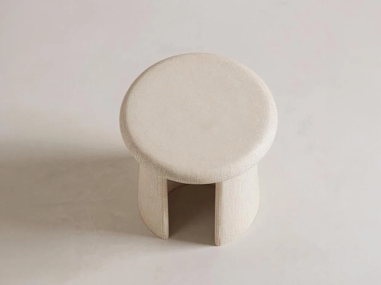 GALERIE NAINOA ARDEN SIDE TABLE 02 Ø18" x H19.5" - Image 4