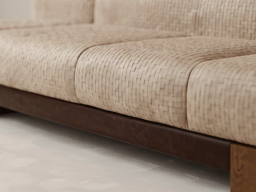 GALERIE NAINOA ARDEN SOFA 01 W92.25" x D36.75" x H28.5" x SH17.5" - Image 3