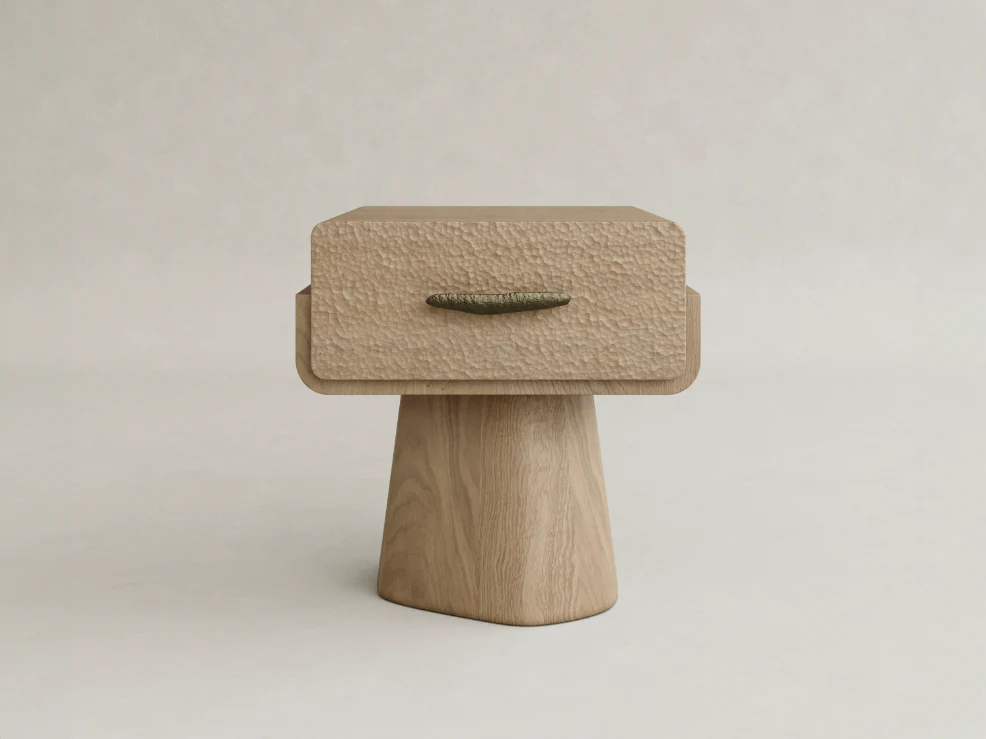 GALERIE NAINOA AURA BEDSIDE TABLE 01 W18.75" x D18.75" x H19.75"