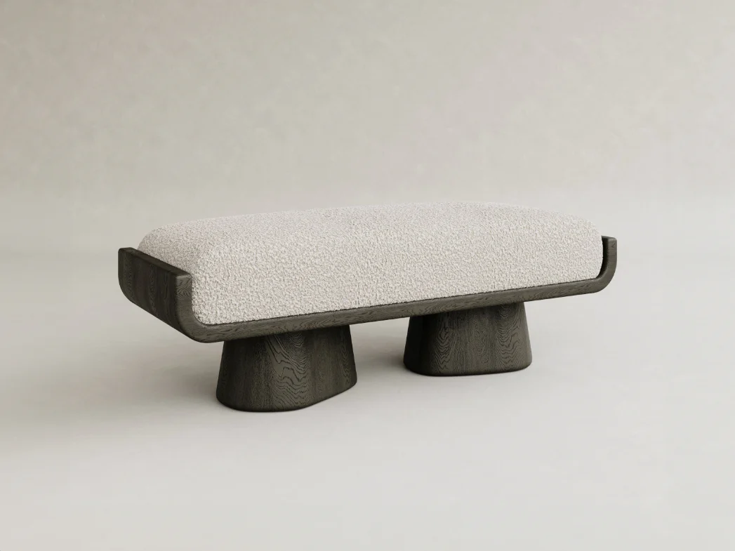 GALERIE NAINOA AURA BENCH 01 W50.75" x D18.75" x H17.75"