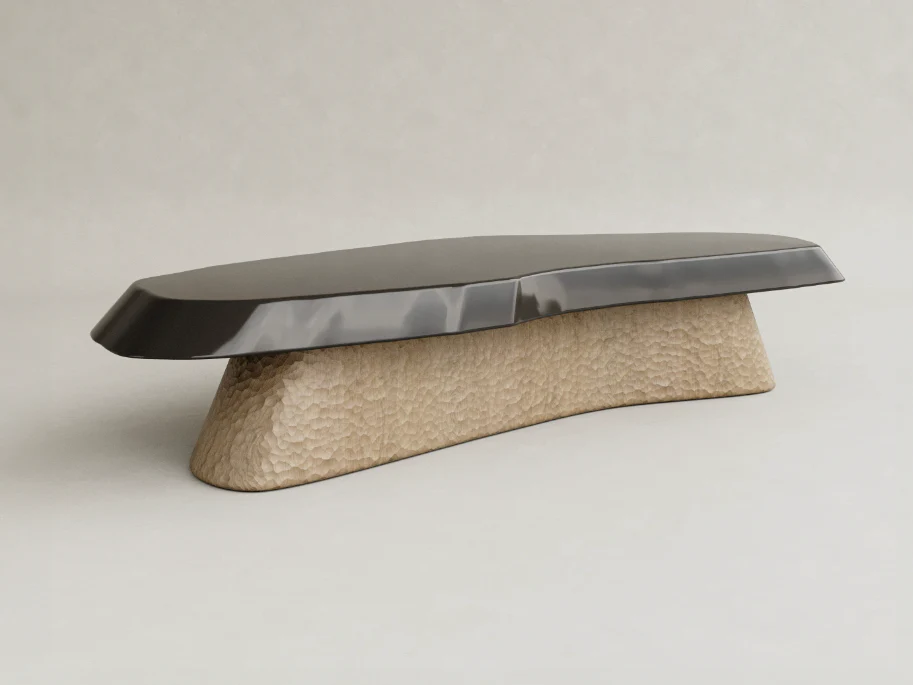 GALERIE NAINOA AURA COFFEE TABLE 01 W65.25" x D27.75" x H12"