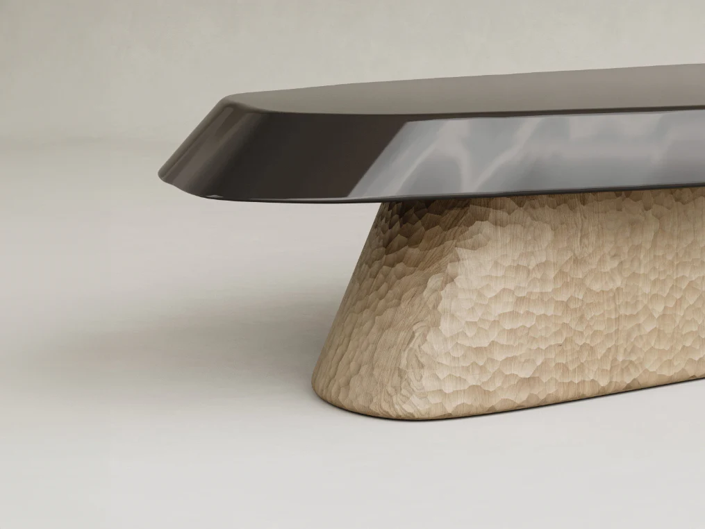 GALERIE NAINOA AURA COFFEE TABLE 01 W65.25" x D27.75" x H12" - Image 3