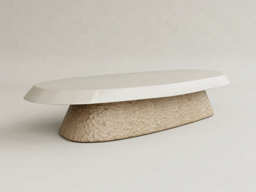 GALERIE NAINOA AURA COFFEE TABLE 02 W59.25" x D25.5" x H12"