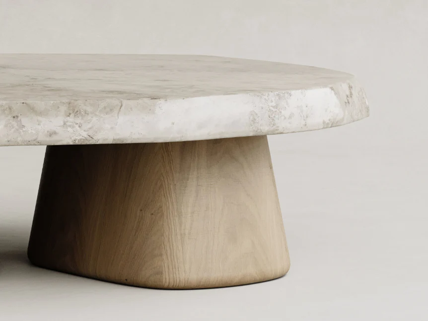 GALERIE NAINOA AURA COFFEE TABLE 03 W37.5" x D36.75" x H11.25" - Image 3