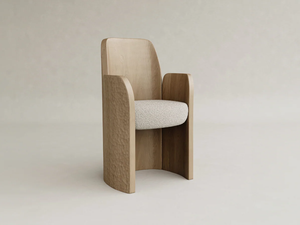 GALERIE NAINOA AURA DINING CHAIR 02 W21.75" x D19.5" x H33.75" x SH18.75" - Image 3