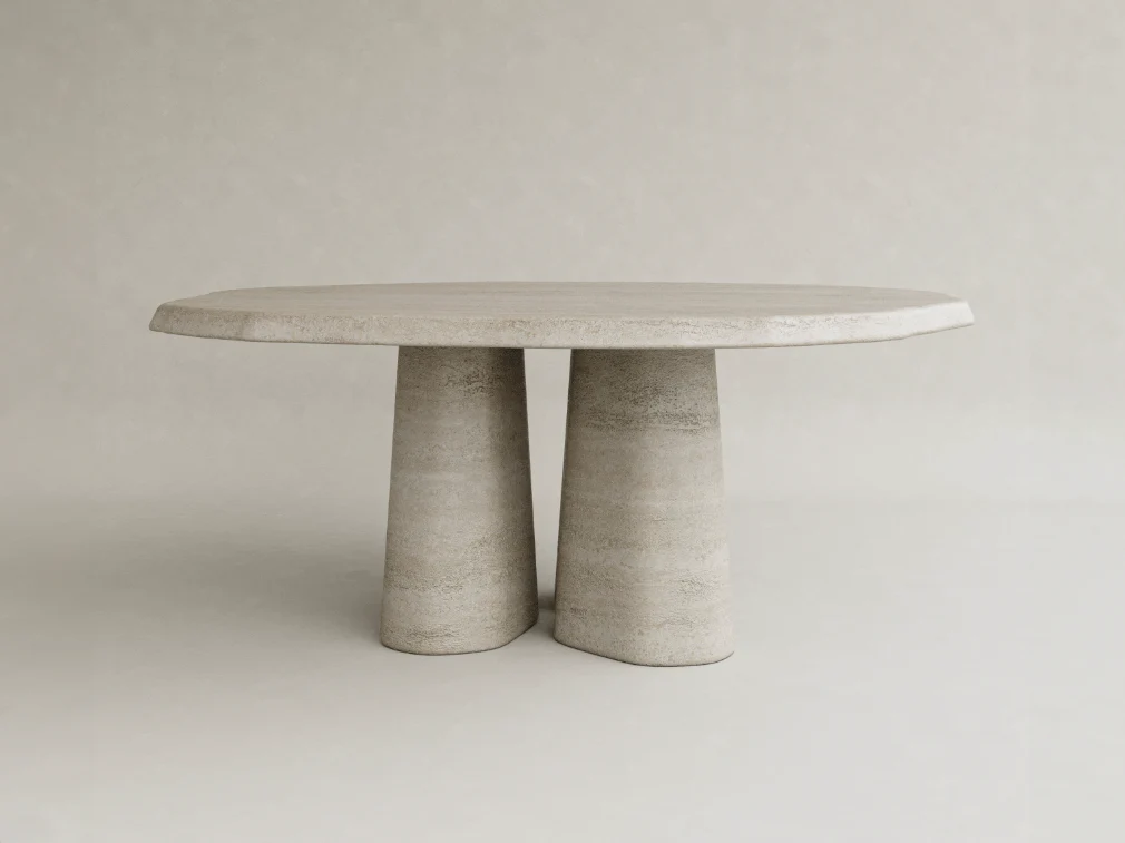 GALERIE NAINOA AURA DINING TABLE 03 W73.5" x D73.5" x H29.75"