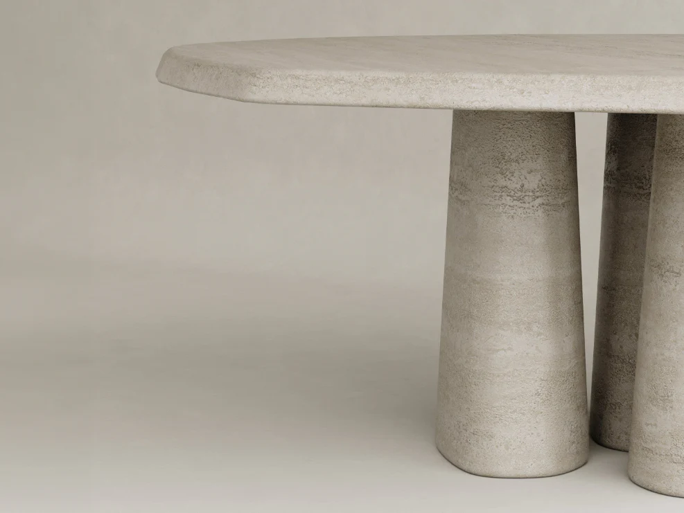 GALERIE NAINOA AURA DINING TABLE 03 W73.5" x D73.5" x H29.75" - Image 3