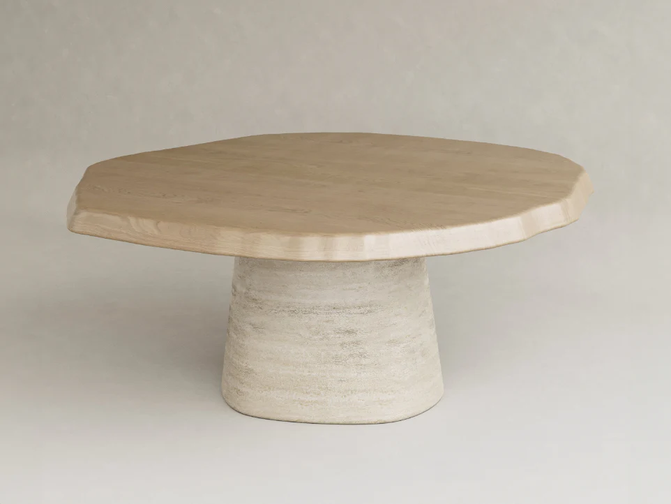 GALERIE NAINOA AURA DINING TABLE 04 W70.5" x D69.75" x H29.75" - Image 3