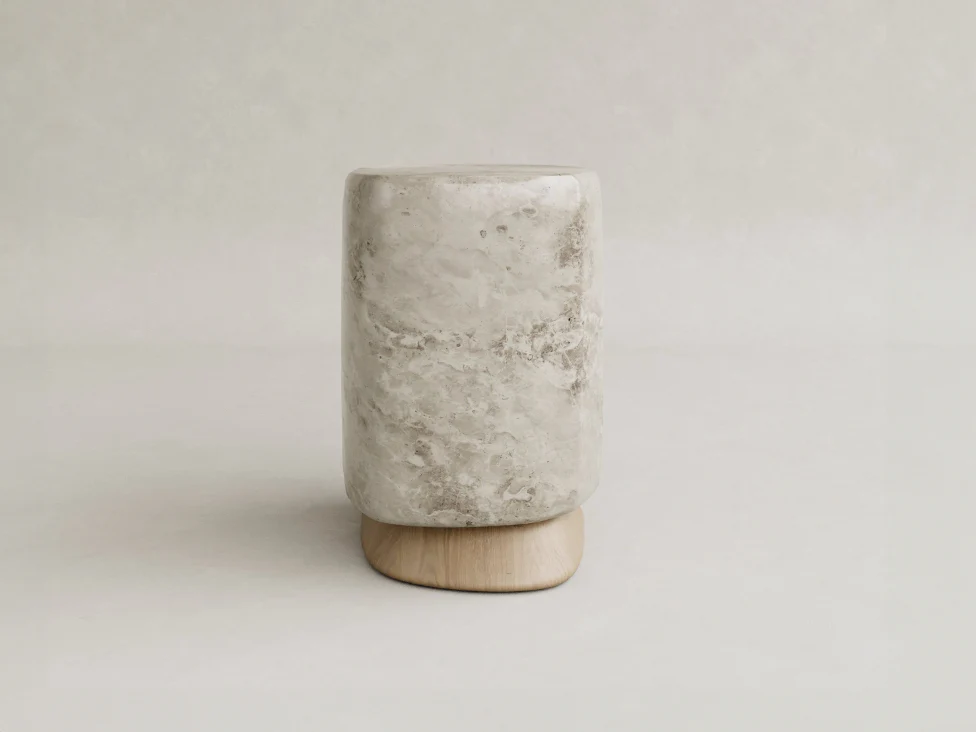 GALERIE NAINOA AURA SIDE TABLE 01 W19.5" x D36.75" x H11.25" - Image 4