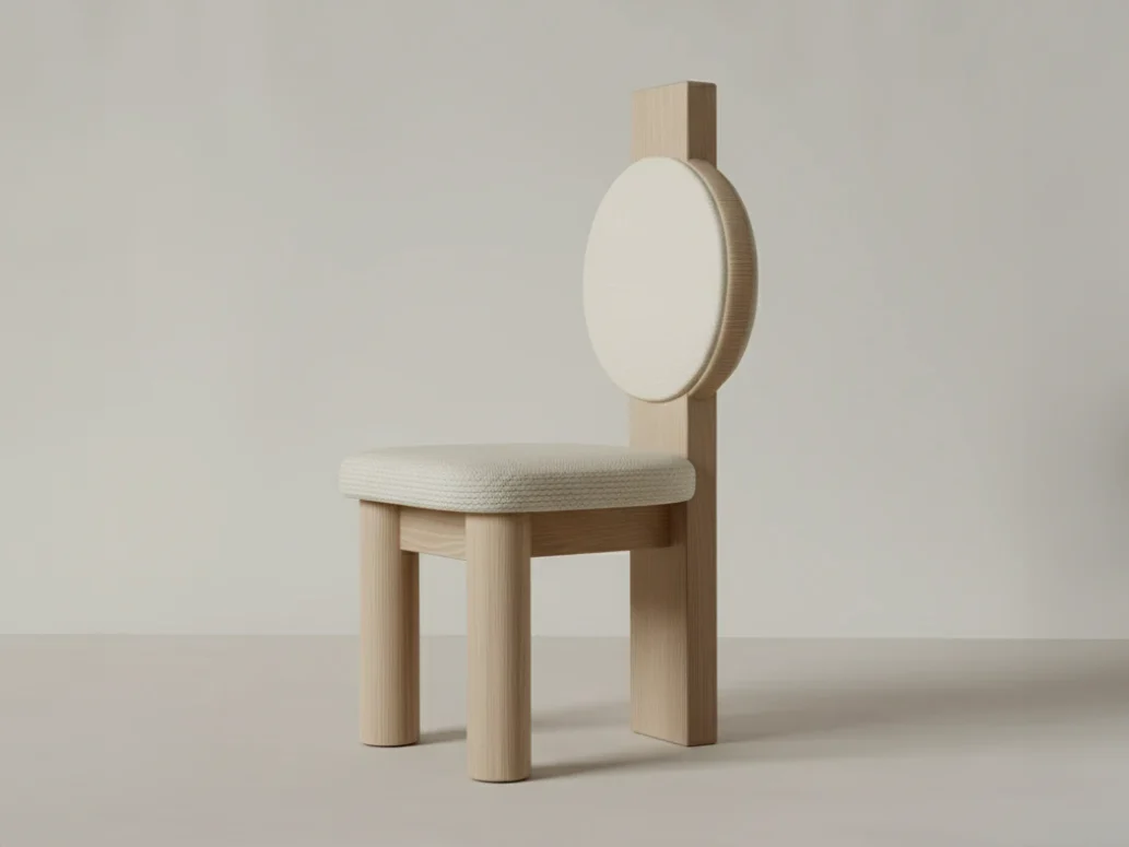 GALERIE NAINOA DINING CHAIR 02 W20.25" x D23.25" x H42" x SH18.75" - Image 4