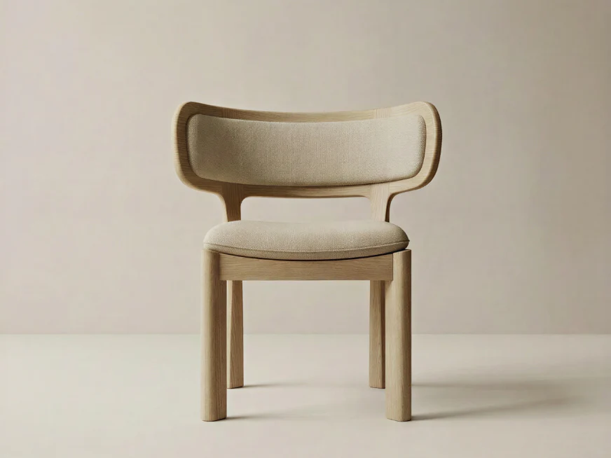 GALERIE NAINOA DINING CHAIR 04 W25.5" x D20.25" x H29.25" x SH17.75"