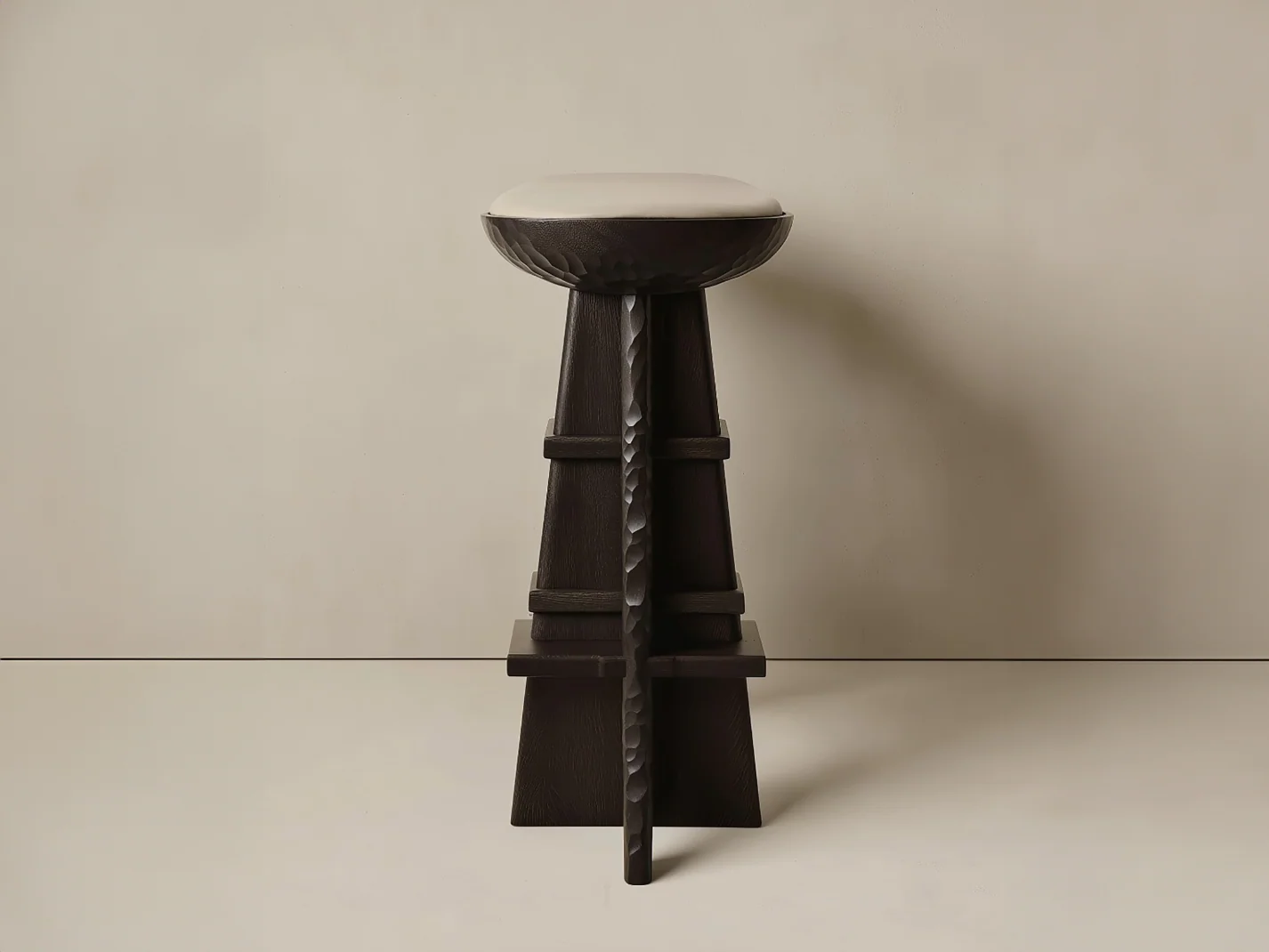 GALERIE NAINOA IKE BARSTOOL 01 W17" x D17" x H30"