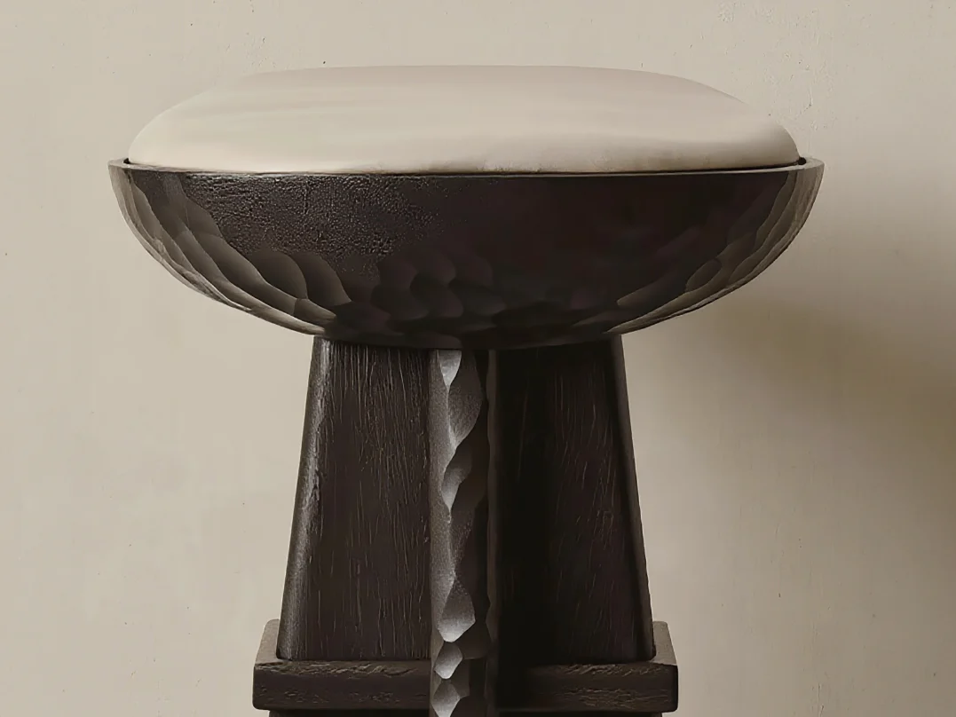 GALERIE NAINOA IKE BARSTOOL 01 W17" x D17" x H30" - Image 2