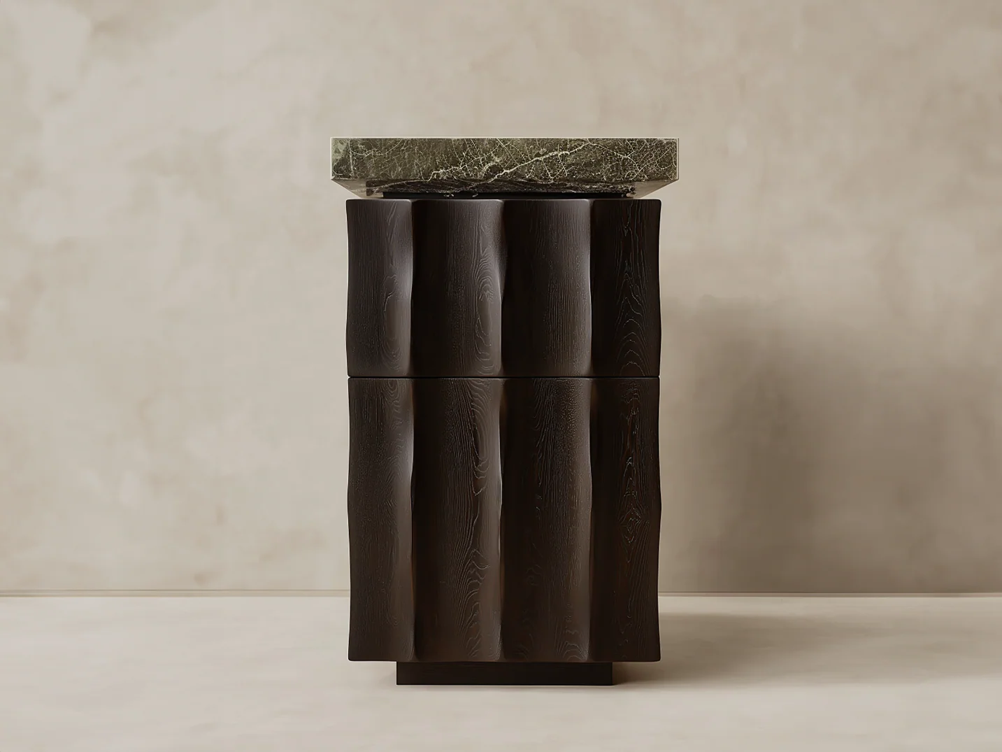 GALERIE NAINOA IKE BEDSIDE TABLE 01 W18" x D18" x H22"