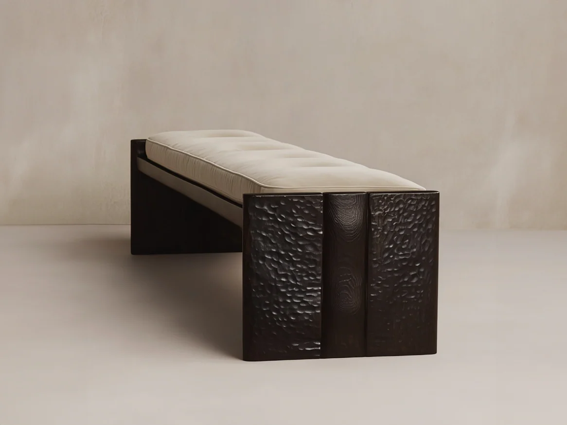GALERIE NAINOA IKE BENCH 02 W72" x D20" x H18"