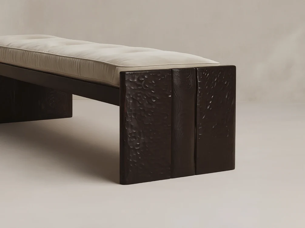 GALERIE NAINOA IKE BENCH 02 W72" x D20" x H18" - Image 3