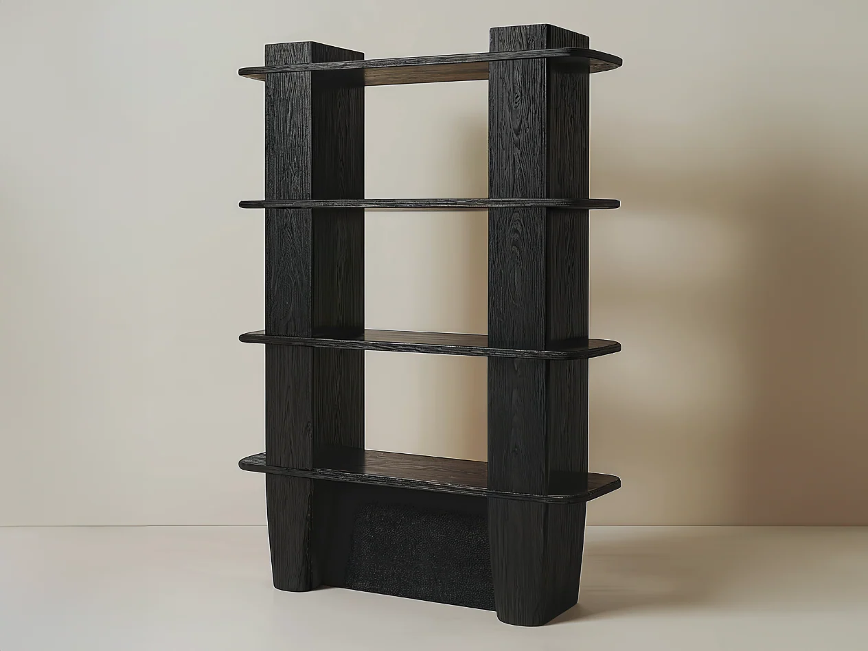 GALERIE NAINOA IKE BOOKSHELF 01 W35.5" x D15.75" x H47.25" - Image 2
